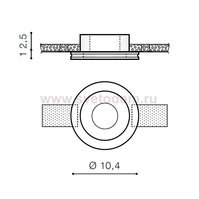 Встраиваемый светильник Azzardo Hera AZ3464