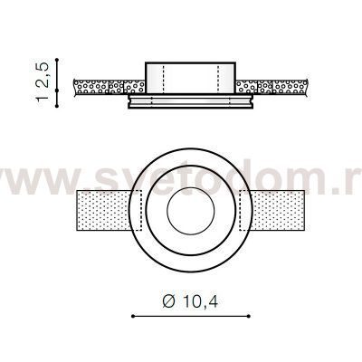 Встраиваемый светильник Azzardo Hera AZ3464