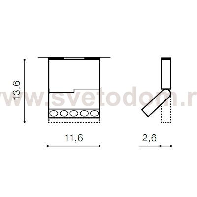 Накладной светильник  Azzardo Leon AZ3489