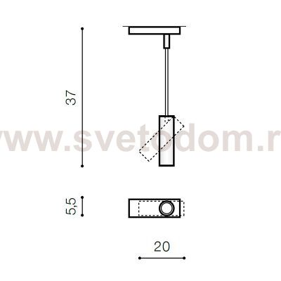 Потолочный светильник Azzardo Lens AZ3515