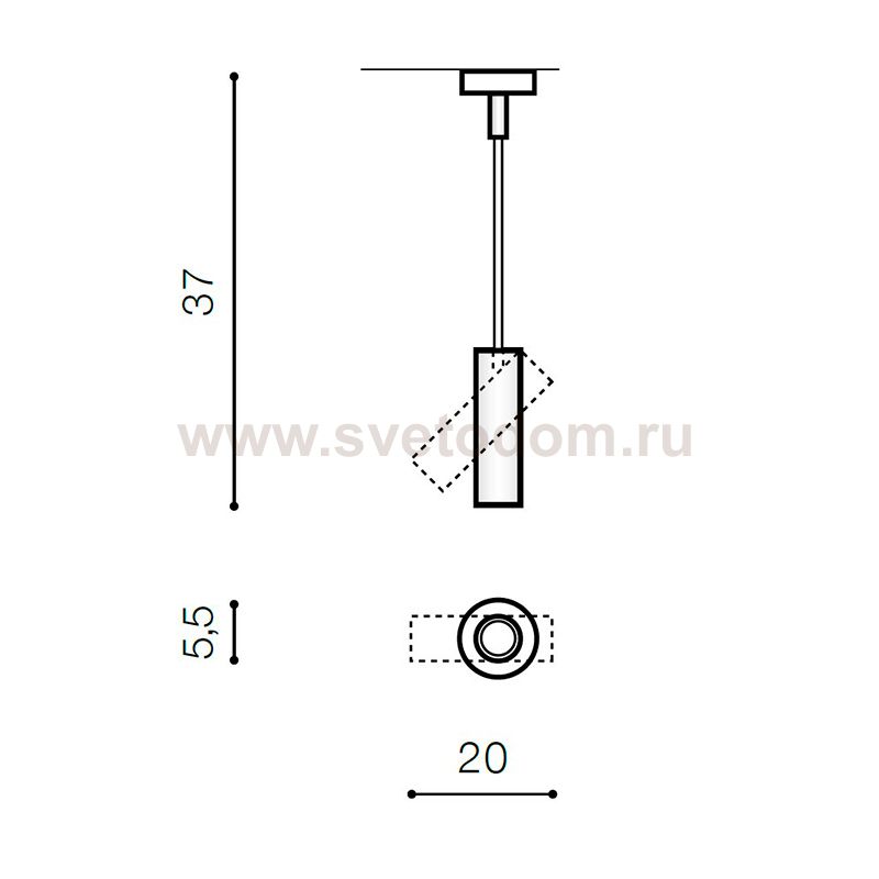Потолочный светильник Azzardo Lens AZ3516