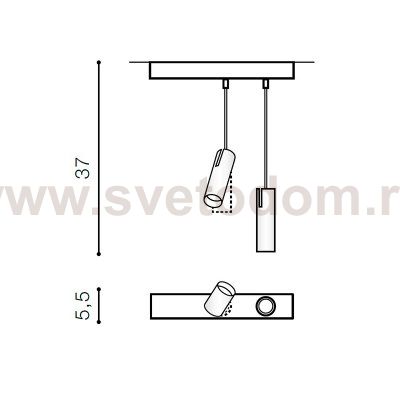 Потолочный светильник Azzardo Lens AZ3520