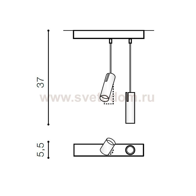 Потолочный светильник Azzardo Lens AZ3521