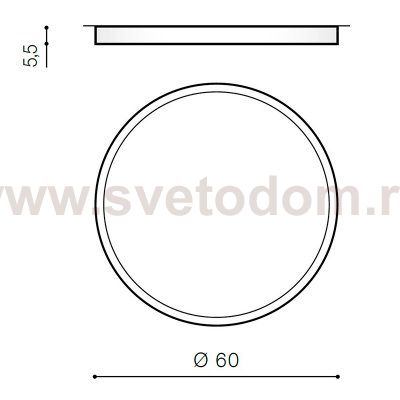 Потолочная люстра Azzardo Monza II R60 AZ3680