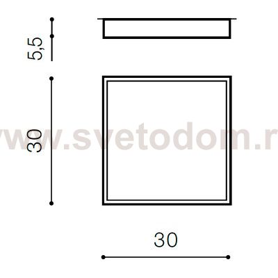 Накладной светильник Azzardo Monza II S 30 AZ3686