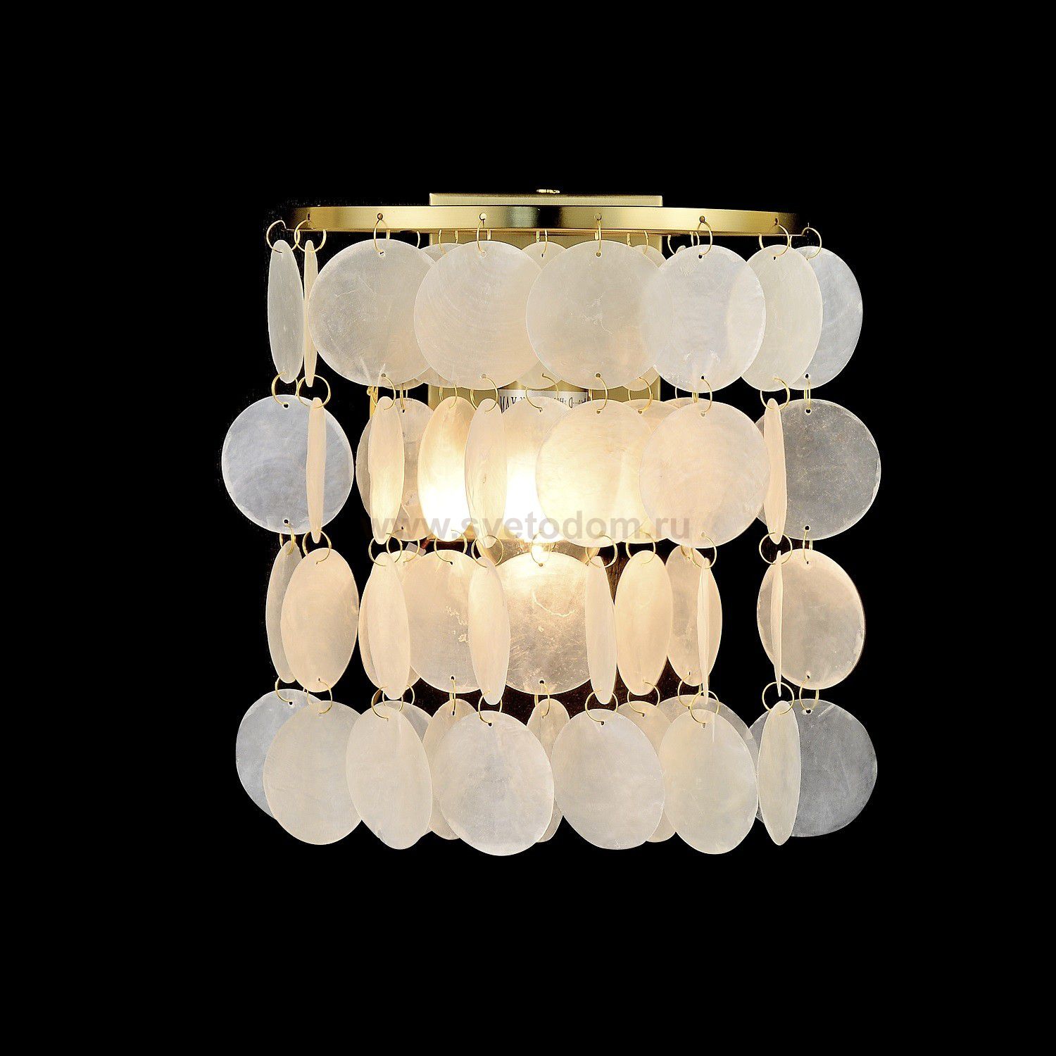 Светильник бра в стиле модерн B11189/1wBRS+WT Экономсвет