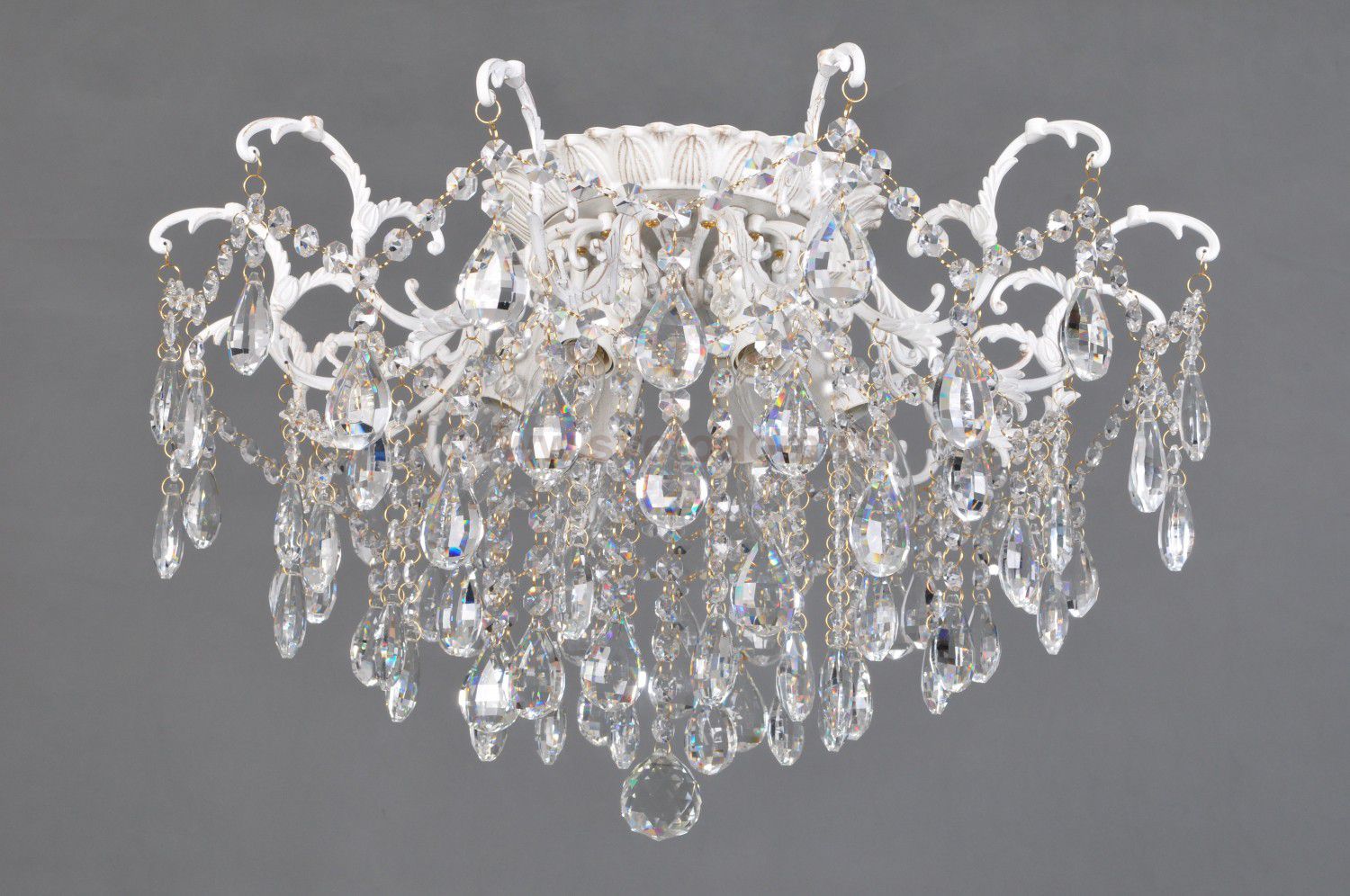 Люстра с хрусталем B21061/6WT Экономсвет