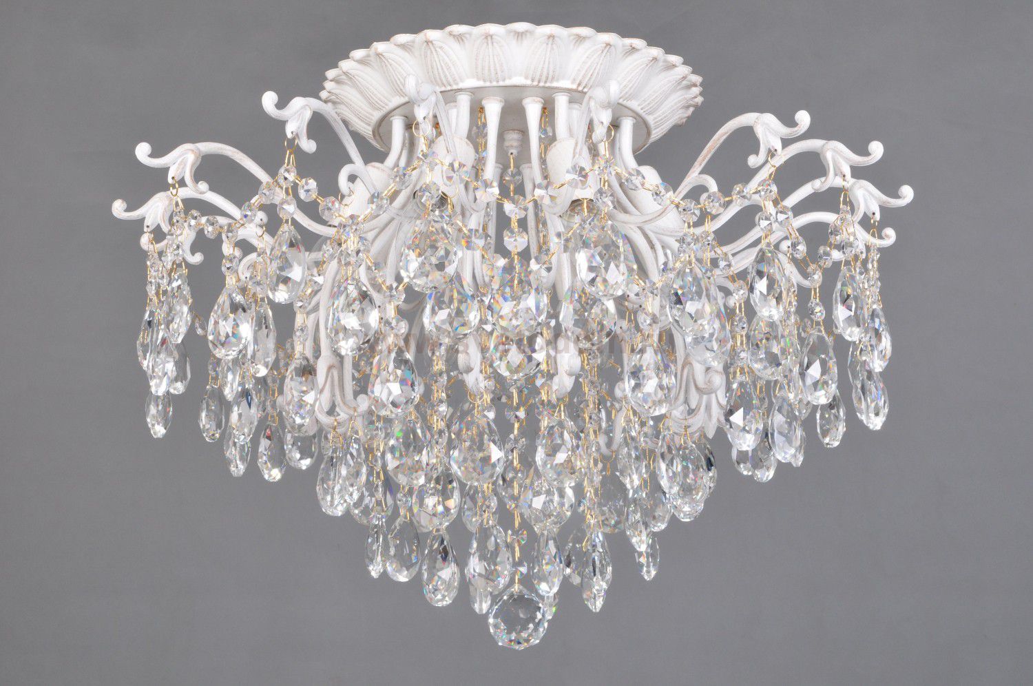 Люстра с хрусталем B21061/8WT Экономсвет