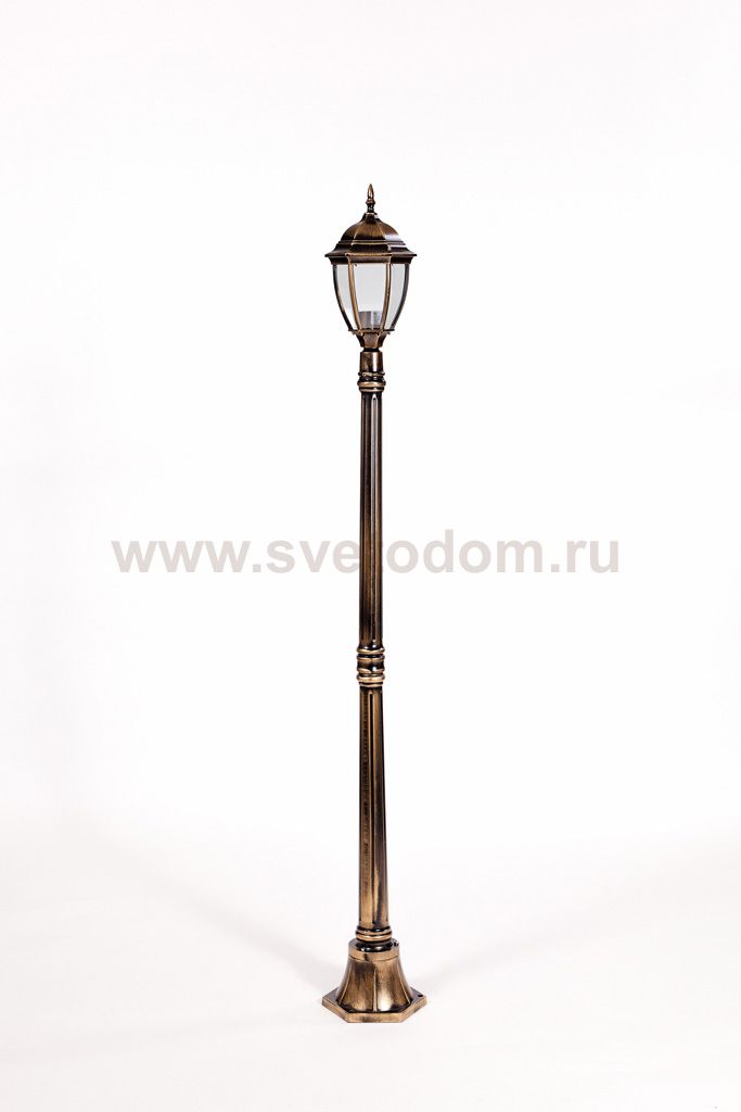 Светильник столб уличный 1 фонарь Oasis Light 91208S Gb