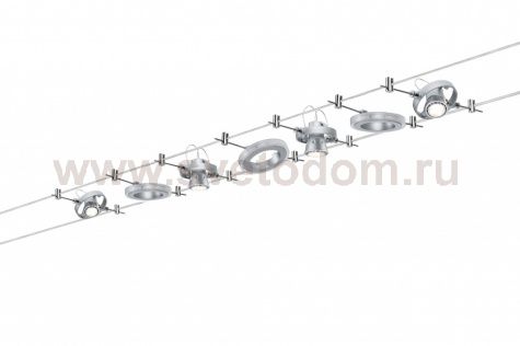 Paulmann 94142 WS HaloLED 3x1,5W+max4x10W GU4 Chr m/Chr