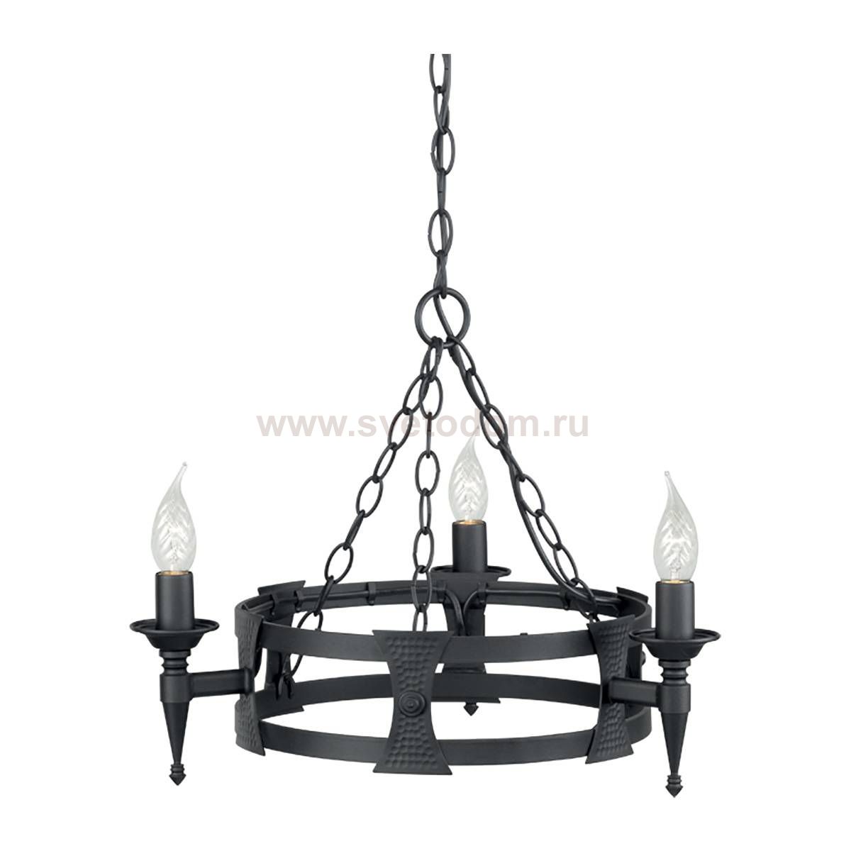 Люстра Natural concept SAX3 BLK SAXON