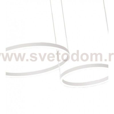 08219,01PA Подвес диммируемый Тор белый w90*60(d40+60) h150 Led 60W (4000K) Kink light