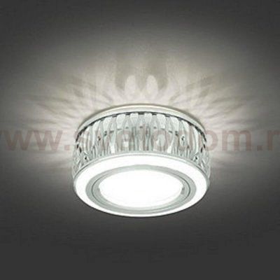 Светильник Gauss Backlight BL094 Кругл. Белый/Белый, Gu5.3, 3W, LED 3000K (BL094)