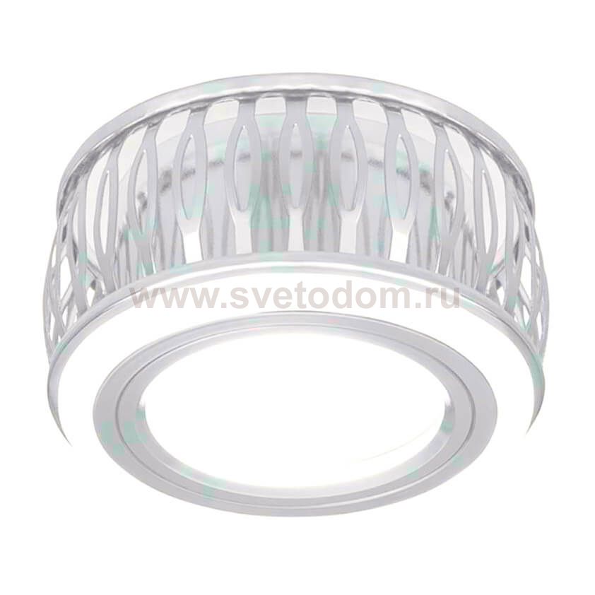 Светильник Gauss Backlight BL094 Кругл. Белый/Белый, Gu5.3, 3W, LED 3000K (BL094)