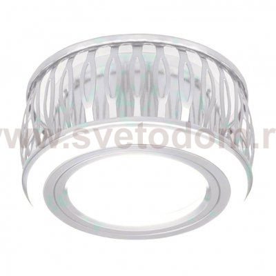 Светильник Gauss Backlight BL094 Кругл. Белый/Белый, Gu5.3, 3W, LED 3000K (BL094)