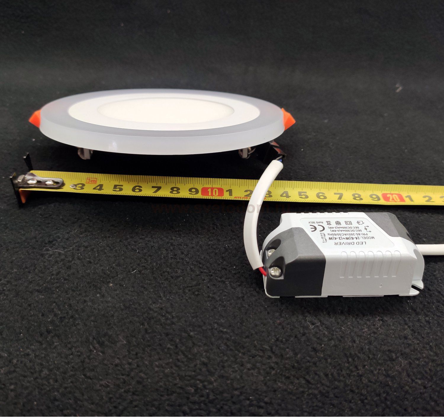 Светильник круглый встраиваемый Gauss Backlight BL116 6+3W, LED 3000K