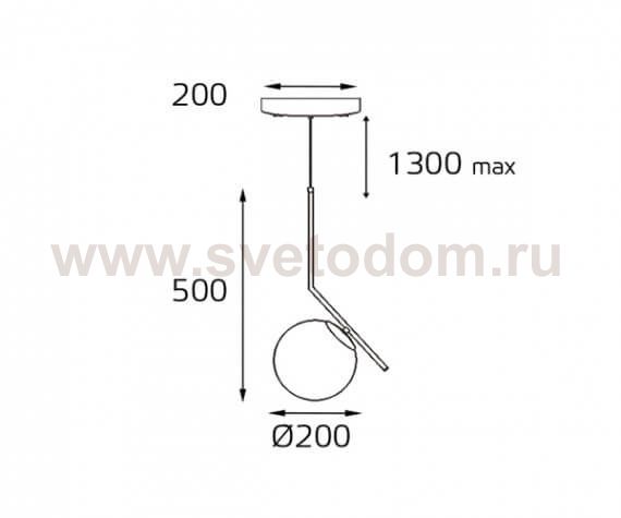Bolla SP 6212/200 brass светильник подвесной Italline