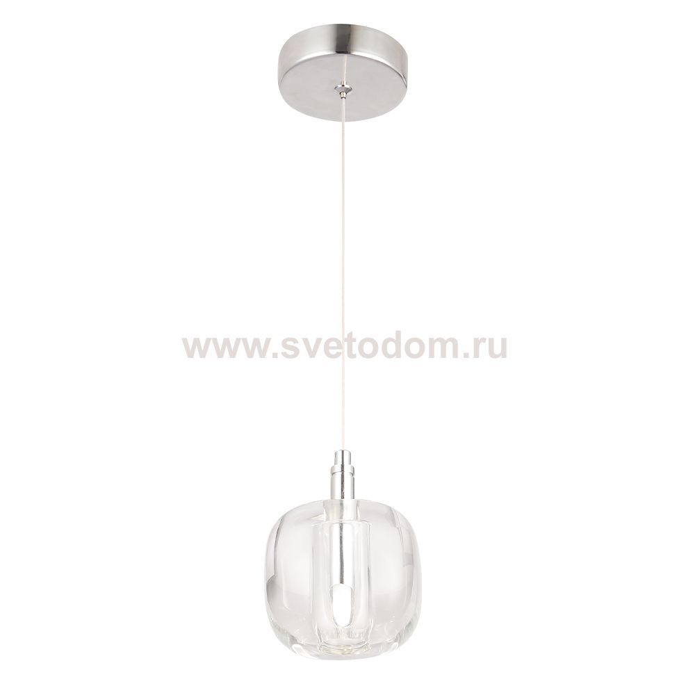 Светильник Crystal lux BOX SP1 CHROME/TRANSPARENT