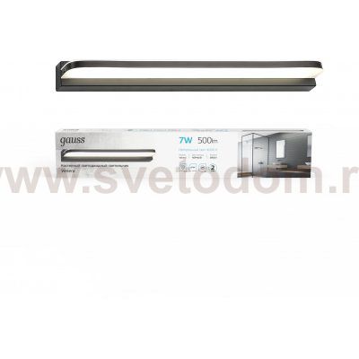 Настенный светодиодный светильник Gauss Venera BR001 7W 500lm 200-240V 420mm LED