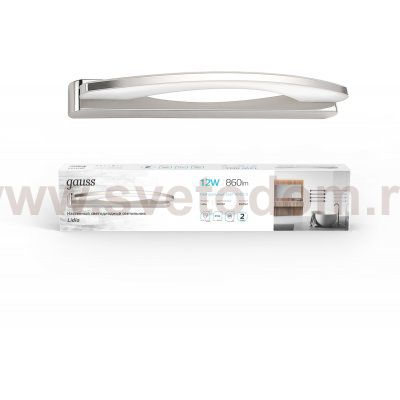 Настенный светодиодный светильник Gauss Lidia BR052 12W 860lm 200-240V 540mm LED