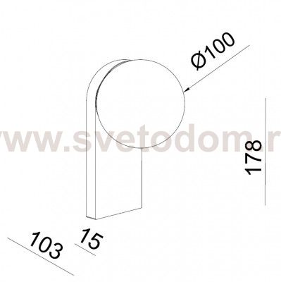 Бра Italline DE-317 gothic 