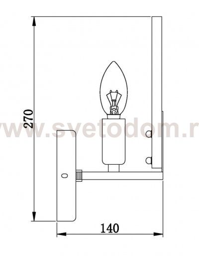 Бра Vele Luce Aria VL1951W01