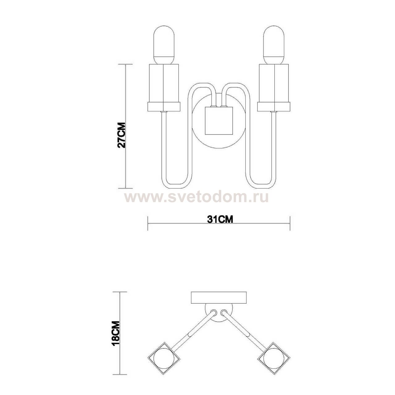 Бра Vele Luce Castel VL1275W02