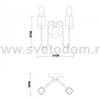Бра Vele Luce Castel VL1275W02
