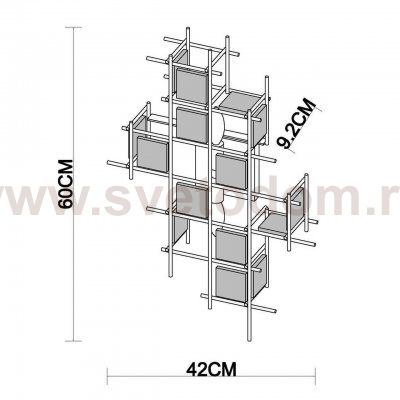Бра Vele Luce Center VL1212W02