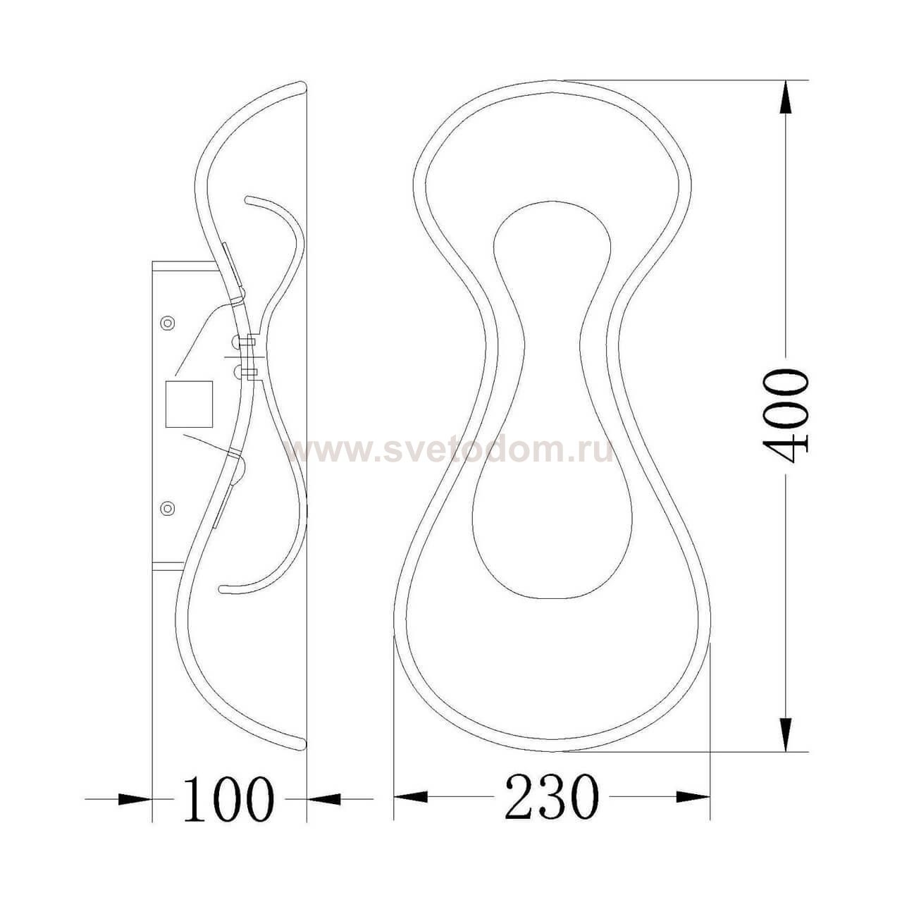 Бра Vele Luce Dado VL1303W02