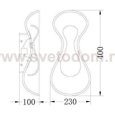Бра Vele Luce Dado VL1303W02