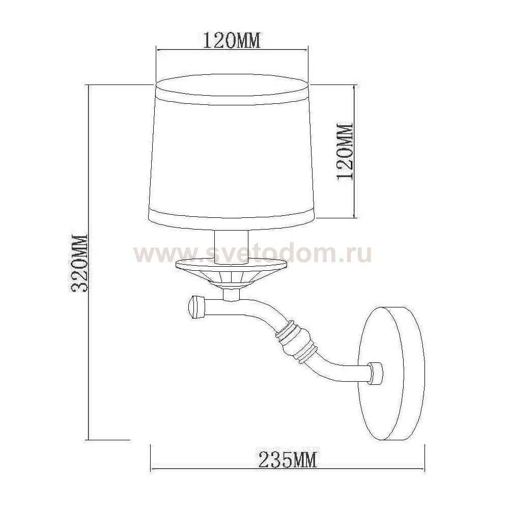 Бра Vele Luce Daisy VL1063W01