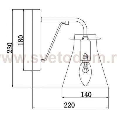 Светильник бра Vele Luce Fedele VL1365W01
