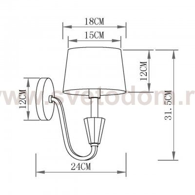 Бра Vele Luce Felicia VL1023W01