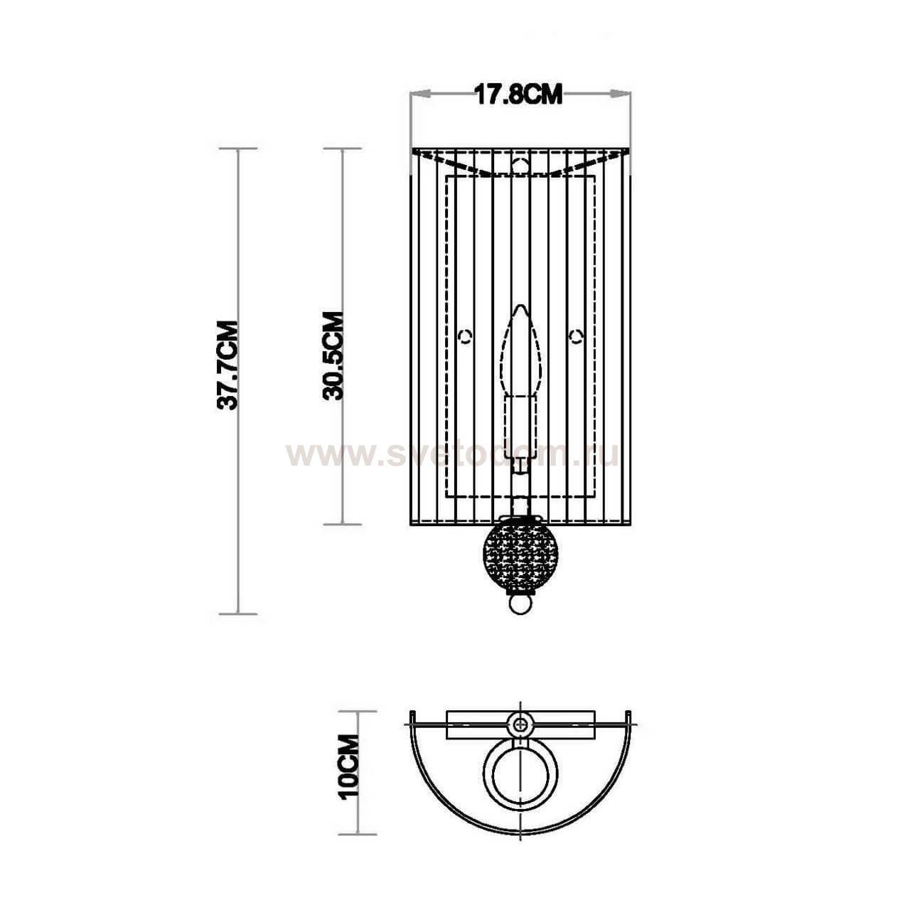 Бра Vele Luce Friuli VL1235W01