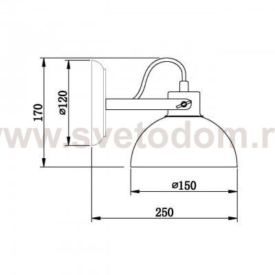 Бра Vele Luce Impetuoso VL1431W01