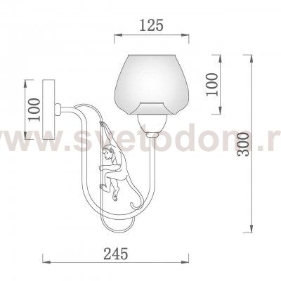 Бра Vele Luce Infanzia VL2031W01
