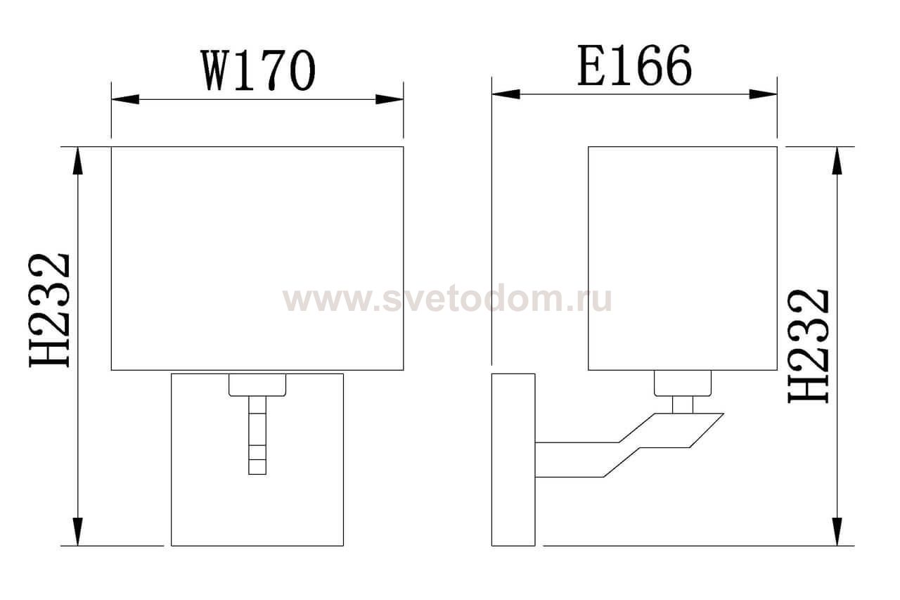 Бра Vele Luce Ultimo VL1523W01