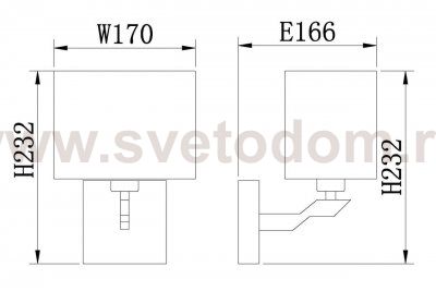 Бра Vele Luce Ultimo VL1523W01