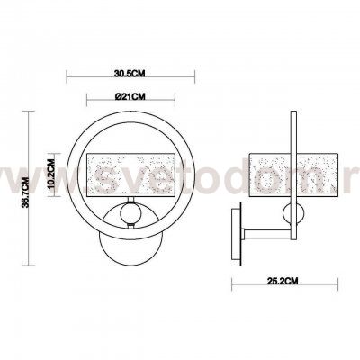 Бра Vele Luce Umberto VL1245W01