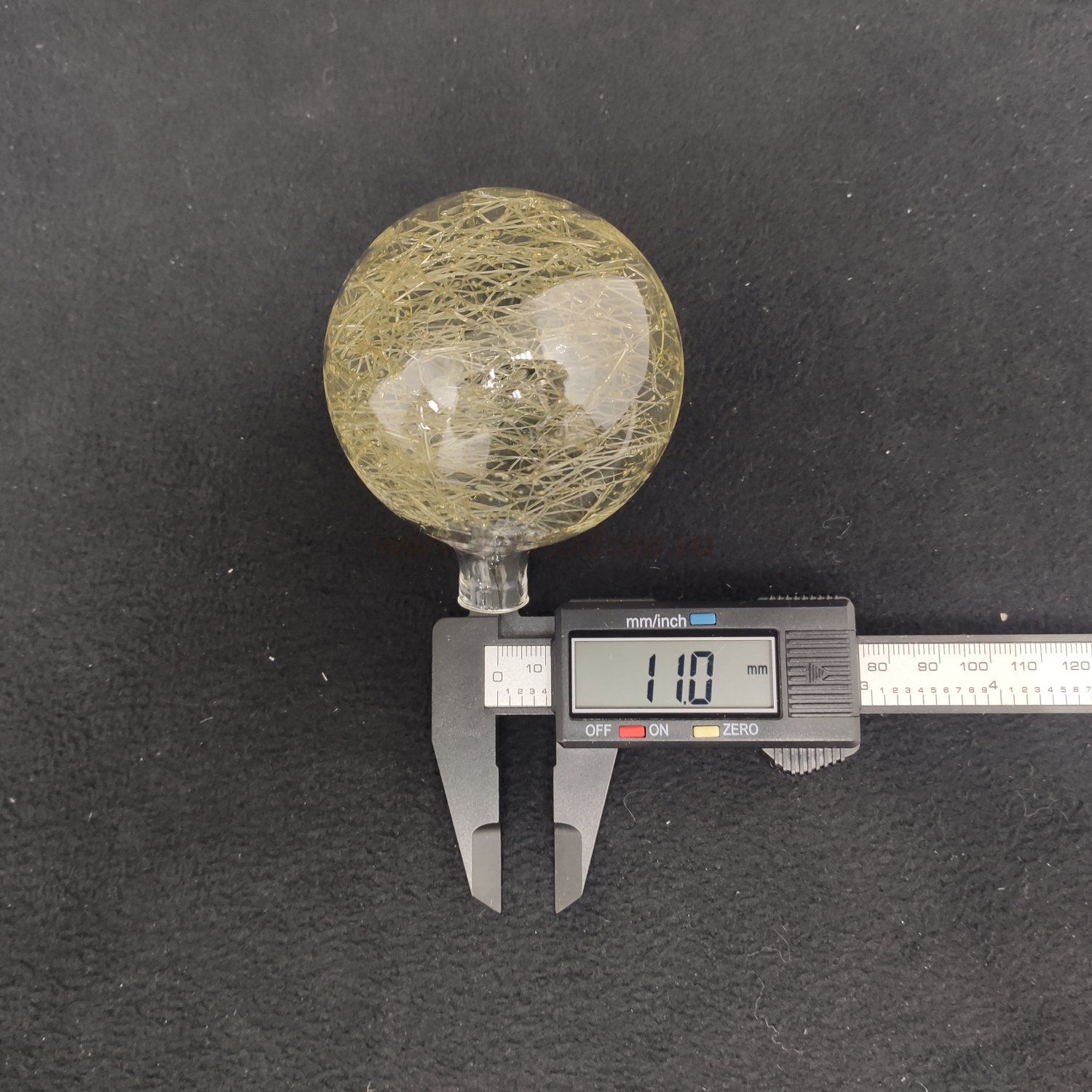 Плафон шарик паутинка золотой 70мм G4 Ornella 70402 / 3652