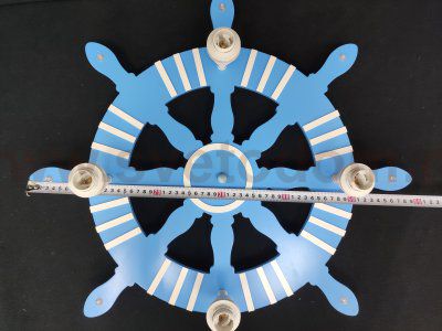 Люстра потолочная ШТУРВАЛ для детской 41031/4BL BL Gerhort (брак партии)