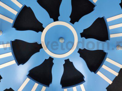 Люстра потолочная ШТУРВАЛ для детской 41031/4BL BL Gerhort (брак партии)