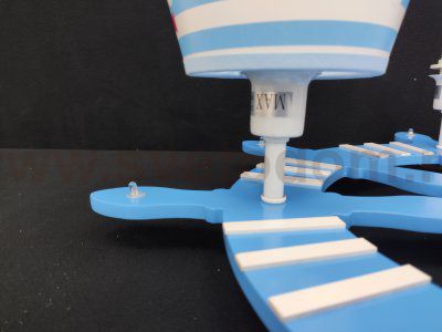 Люстра потолочная ШТУРВАЛ для детской 41031/4BL BL Gerhort (брак партии)