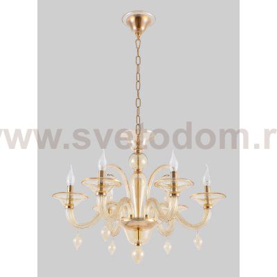 Люстра Crystal Lux CAETANO SP-PL6 AMBER (1292/306)