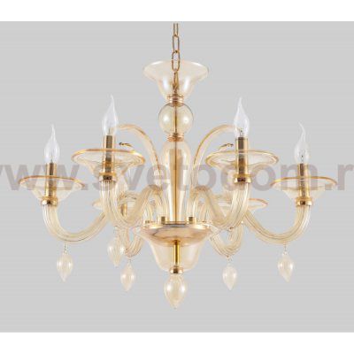 Люстра Crystal Lux CAETANO SP-PL6 AMBER (1292/306)