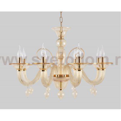 Люстра Crystal Lux CAETANO SP-PL8 AMBER (1292/308)