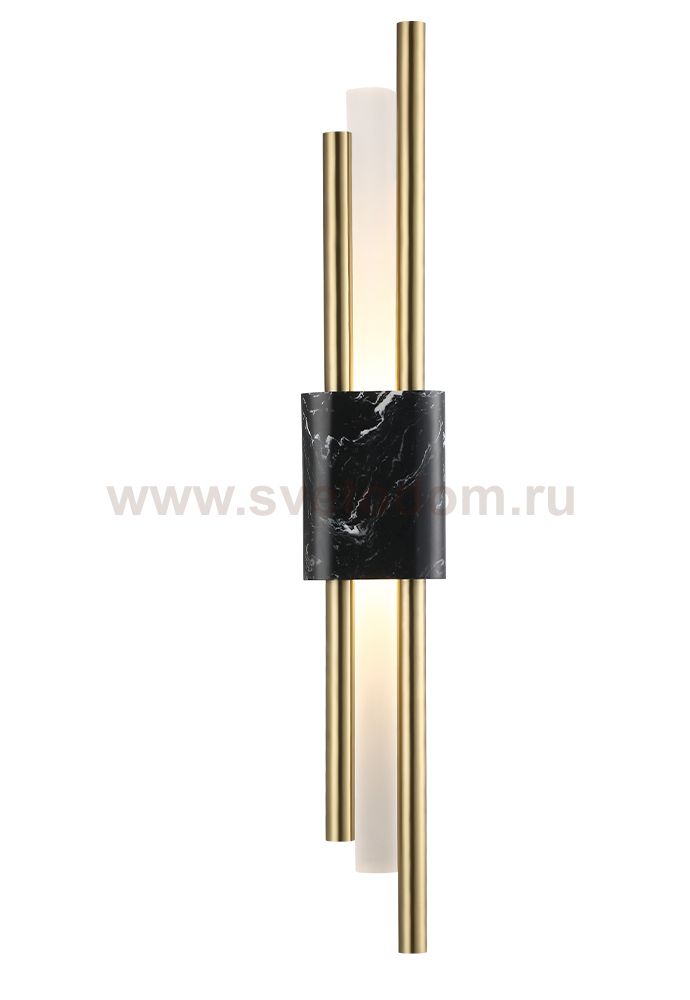 Светильник Crystal lux CARTA AP6W LED BLACK/BRASS