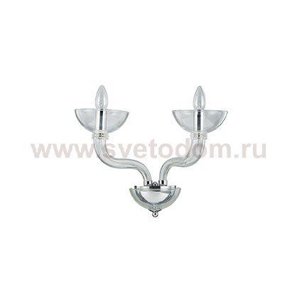 Светильник бра Ideal lux CASANOVA AP2 TRASPARENTE (116600)