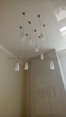 Светильник подвесной бежевый Citilux CL942013 Бокал